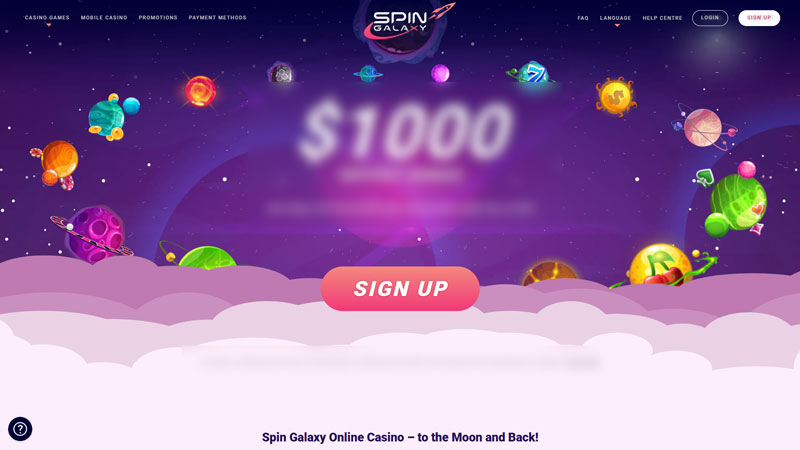 spin-galaxy lobby screenshot