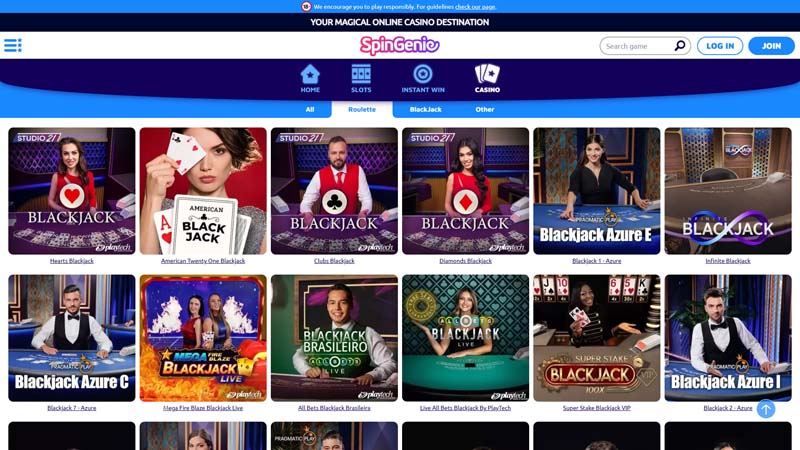 Thumbnail spin-genie-casino live