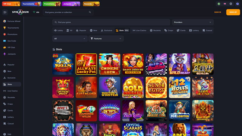 spinarium slots screenshot