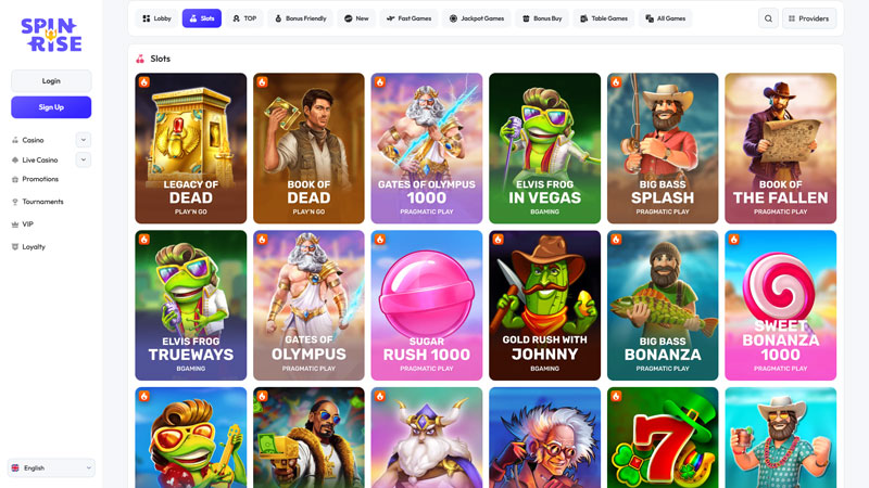 Thumbnail spinrise slots