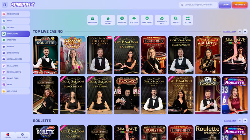 Thumbnail spinrollz live