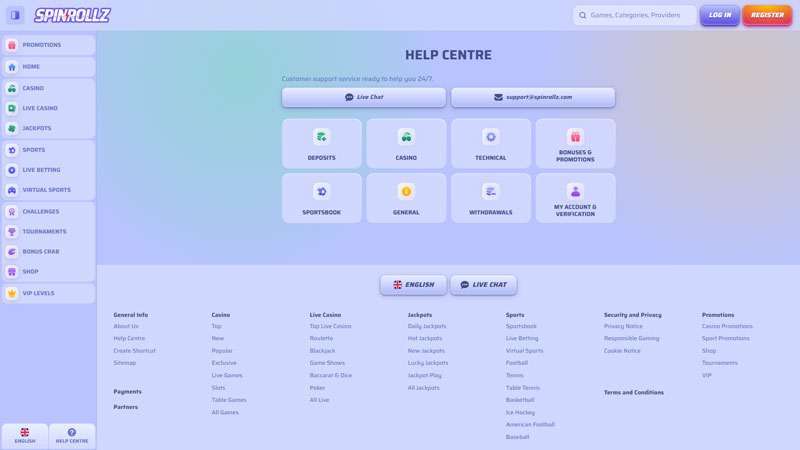Thumbnail spinrollz support