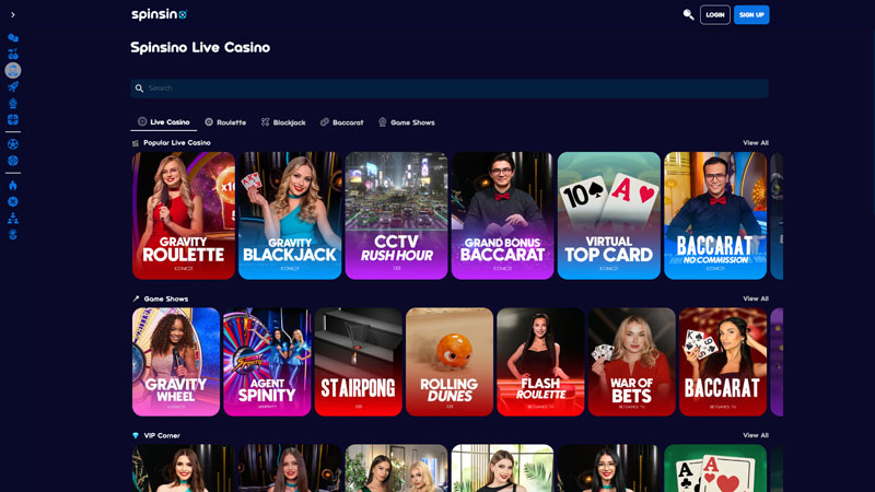 Thumbnail spinsino live