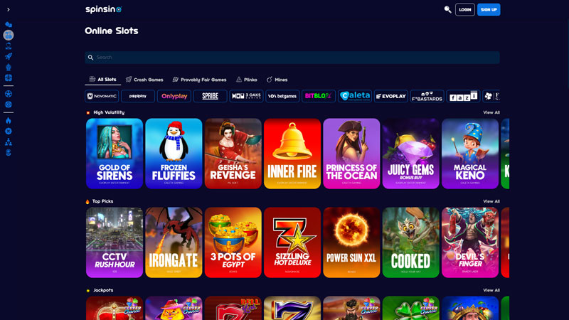 Thumbnail spinsino slots