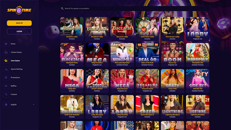 Thumbnail spintime live