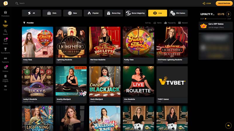 staycasino live screenshot