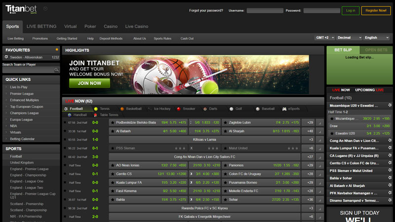 Thumbnail titanbet-casino lobby