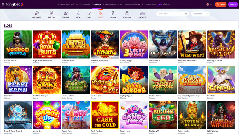 tony-bet-casino slots screenshot