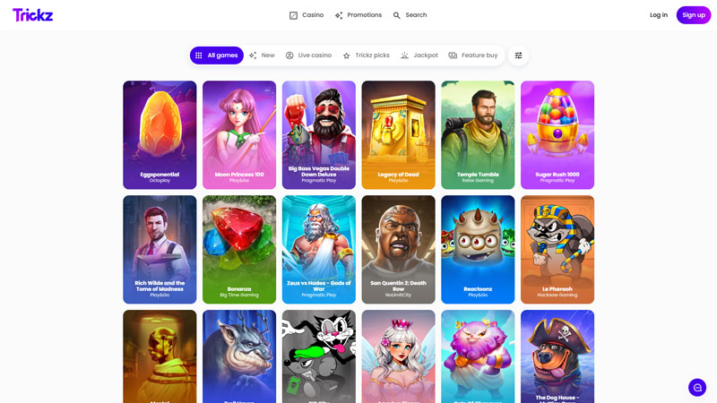 Thumbnail trickz slots