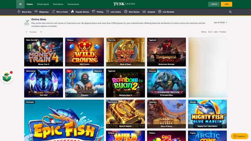 Thumbnail tusk-casino slots