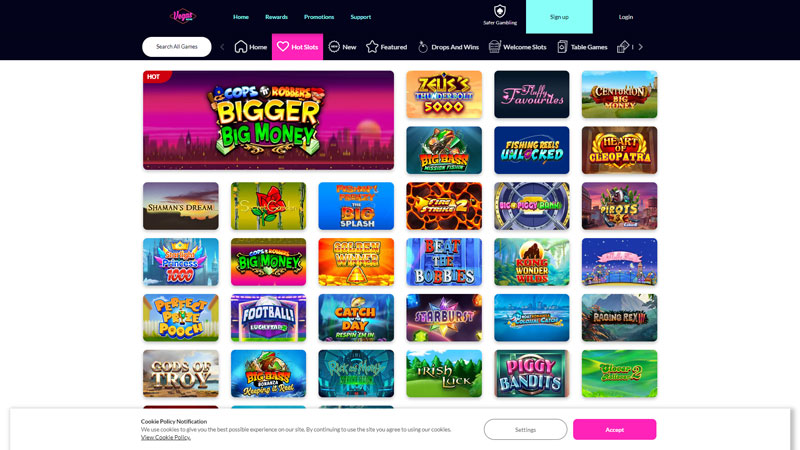 vegas-wins-casino slots screenshot