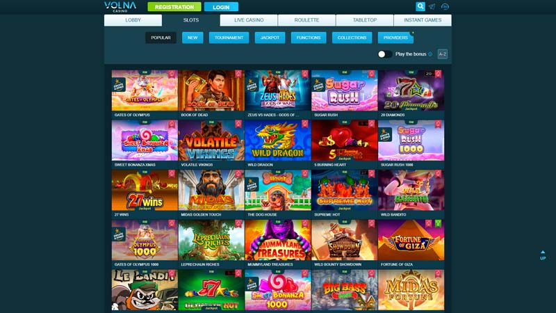 volna slots screenshot