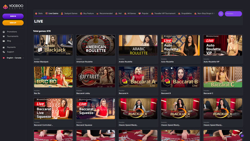 Thumbnail voodoo-casino live