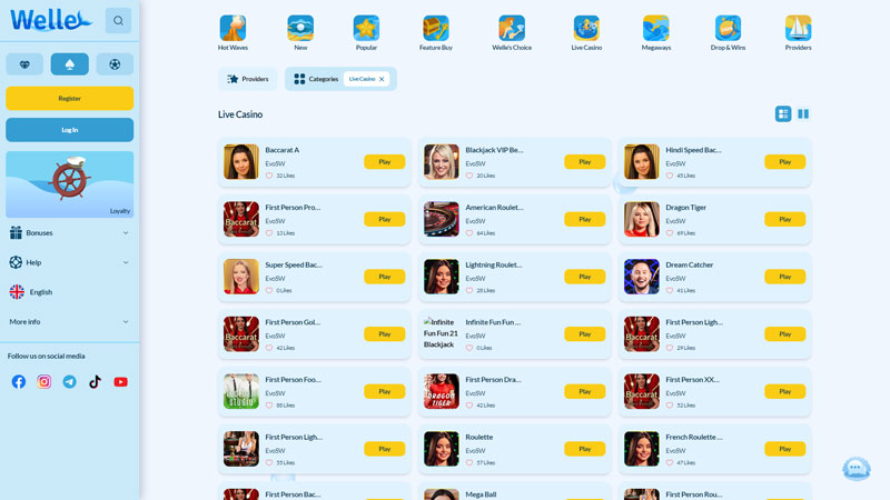 Thumbnail welle-casino live