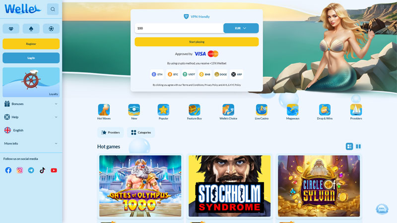 Thumbnail welle-casino lobby