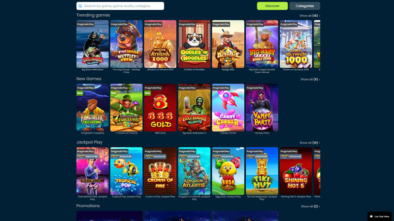 wettigo slots screenshot