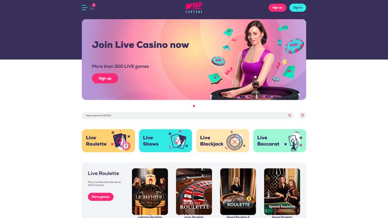 Thumbnail wild-fortune-io live