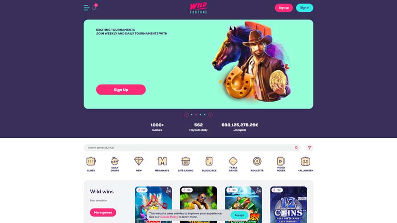 Thumbnail wild-fortune-io lobby