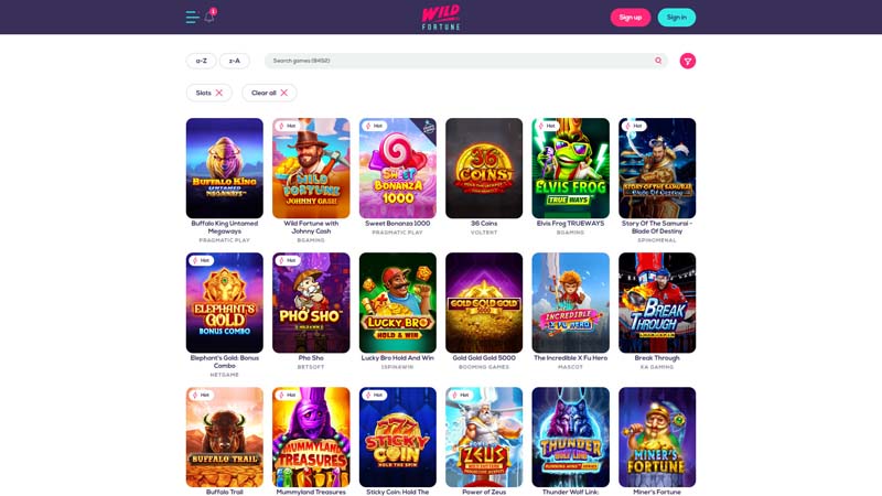 Thumbnail wild-fortune-io slots
