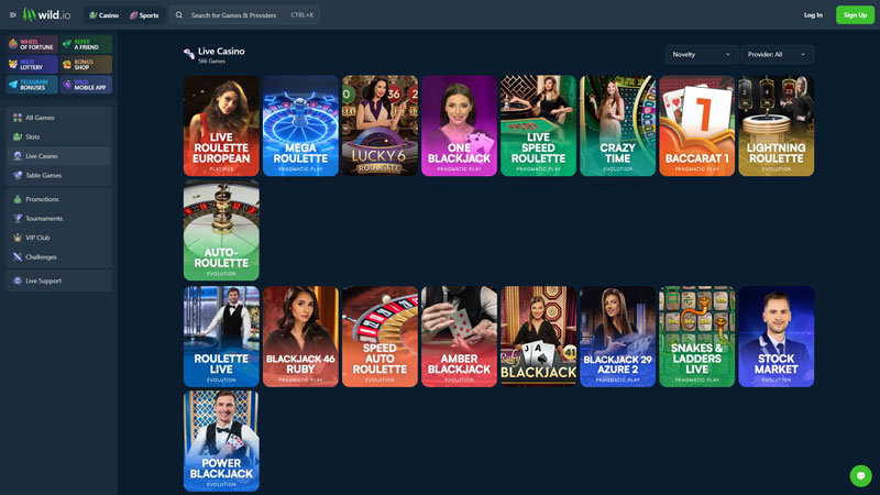 Thumbnail wild-io live