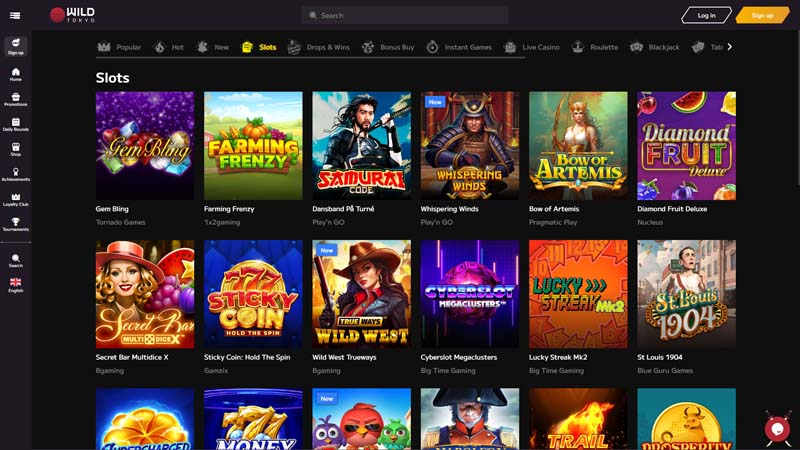 wild-tokyo slots screenshot