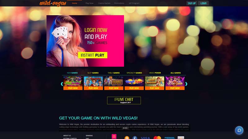 wild-vegas-casino lobby screenshot