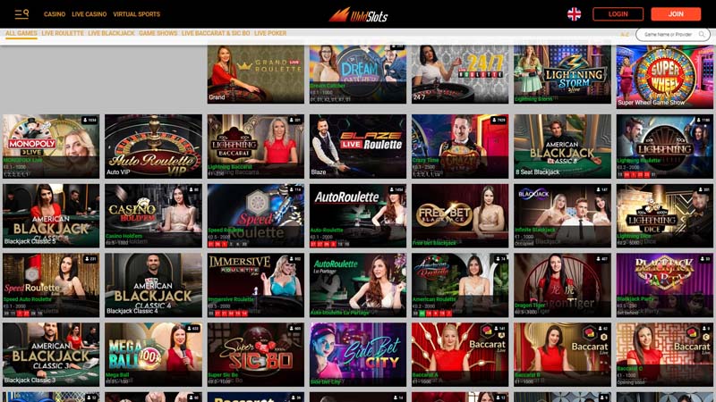 Thumbnail wildslots-casino live