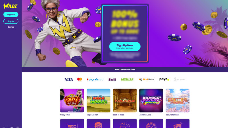 wildz lobby screenshot