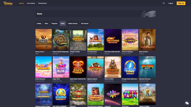 winning-io slots screenshot