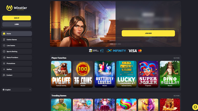 winstler lobby screenshot