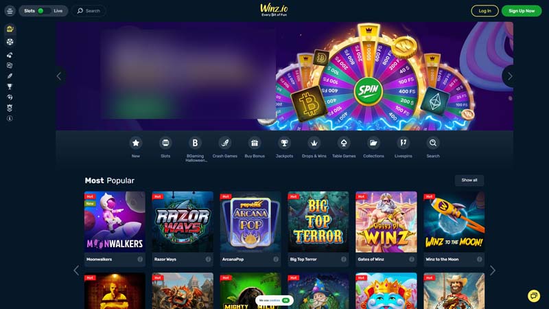 winz lobby screenshot