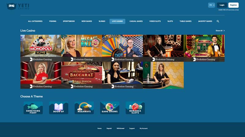 Thumbnail yeti-casino live