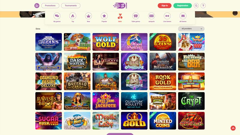 yoyo-casino slots screenshot