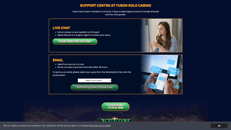 Thumbnail yukon-gold-casino support