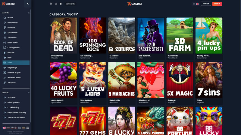 zen-casino slots screenshot
