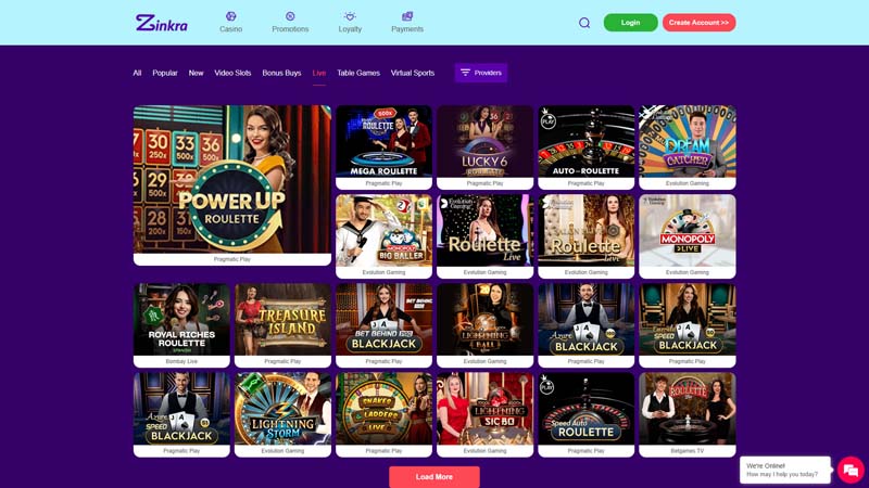 zinkra live screenshot